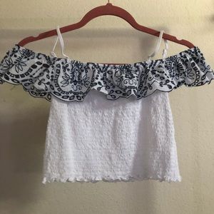 off the shoulder blouse